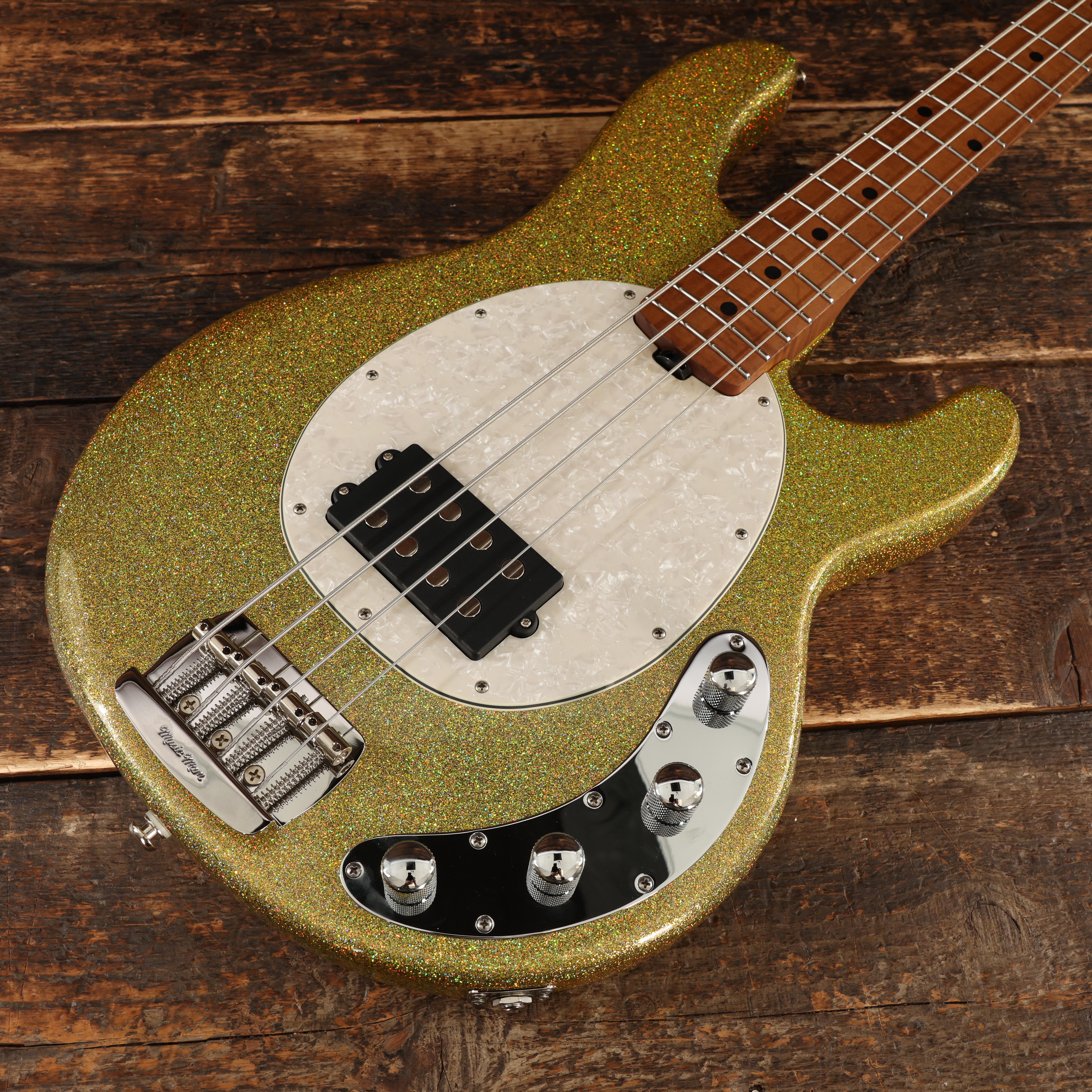 Music Man StingRay Special Bass Guitar in Yellow Brick Road